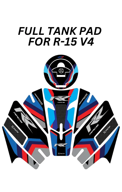 Full Tank Pad Compatible with R15 V4 | R15 V4 Sticker, Pack Of 1